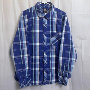 Enyce Button Up Shirt Men's Extra Large XL Multicolor Plaid Long Sleeve